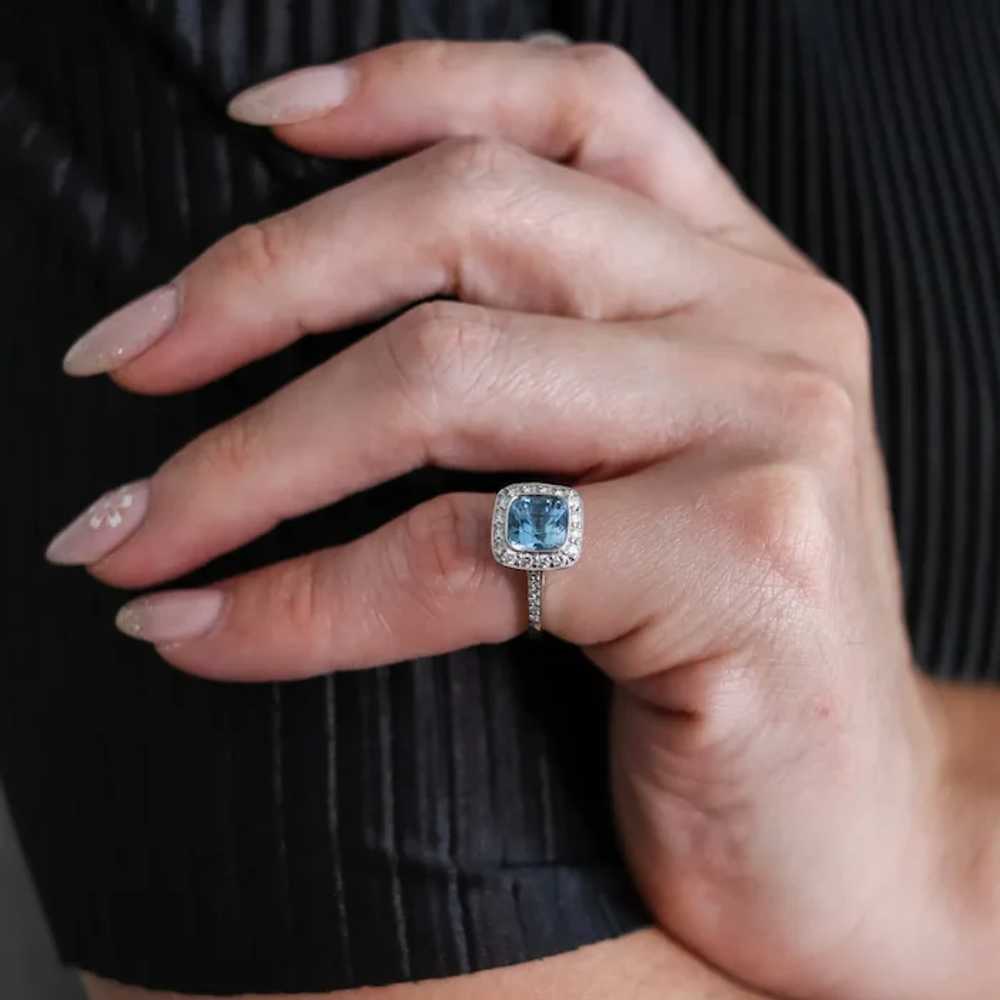 Tiffany & Co. Classic Cocktail Ring in Platinum W… - image 3