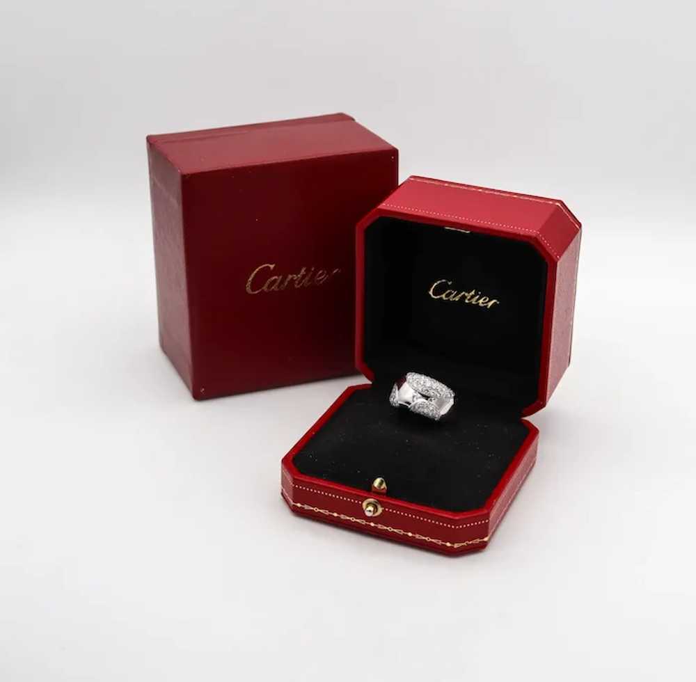 Cartier Paris Nouvelle Bague Ring In 18Kt White G… - image 3