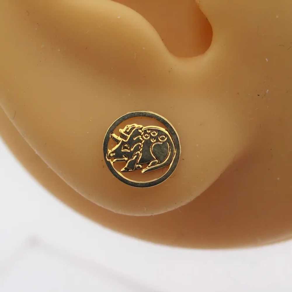 The Cutest Critter Earrings-14k Yellow Gold - image 2
