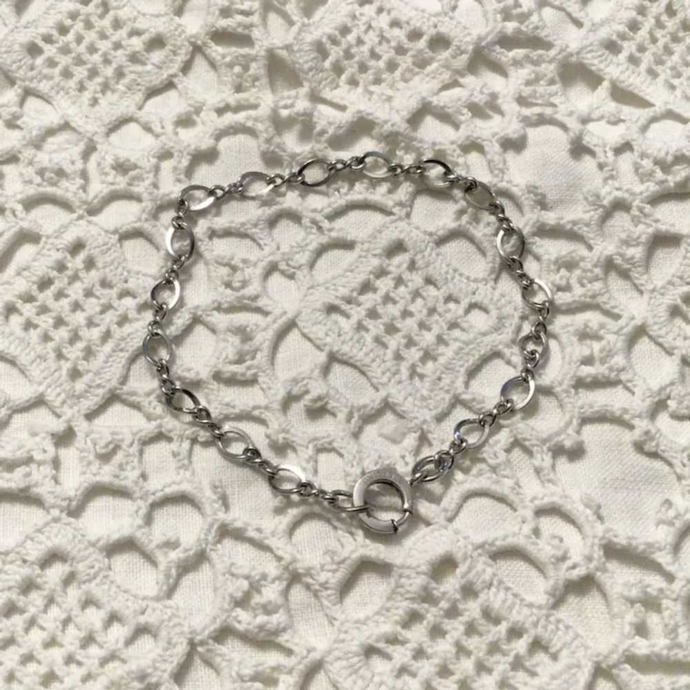 Sterling Silver Charm Bracelet 7 1/2" - image 3