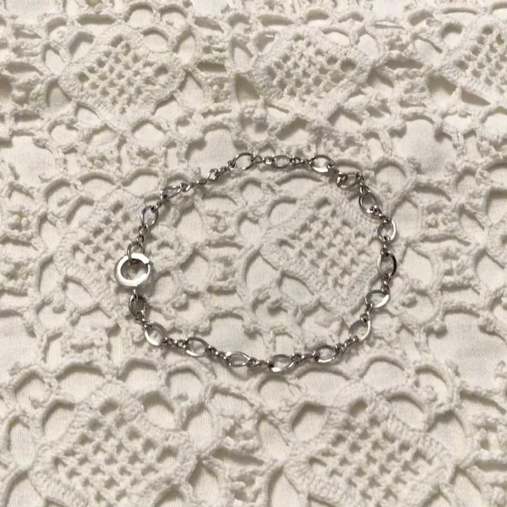 Sterling Silver Charm Bracelet 7 1/2" - image 4