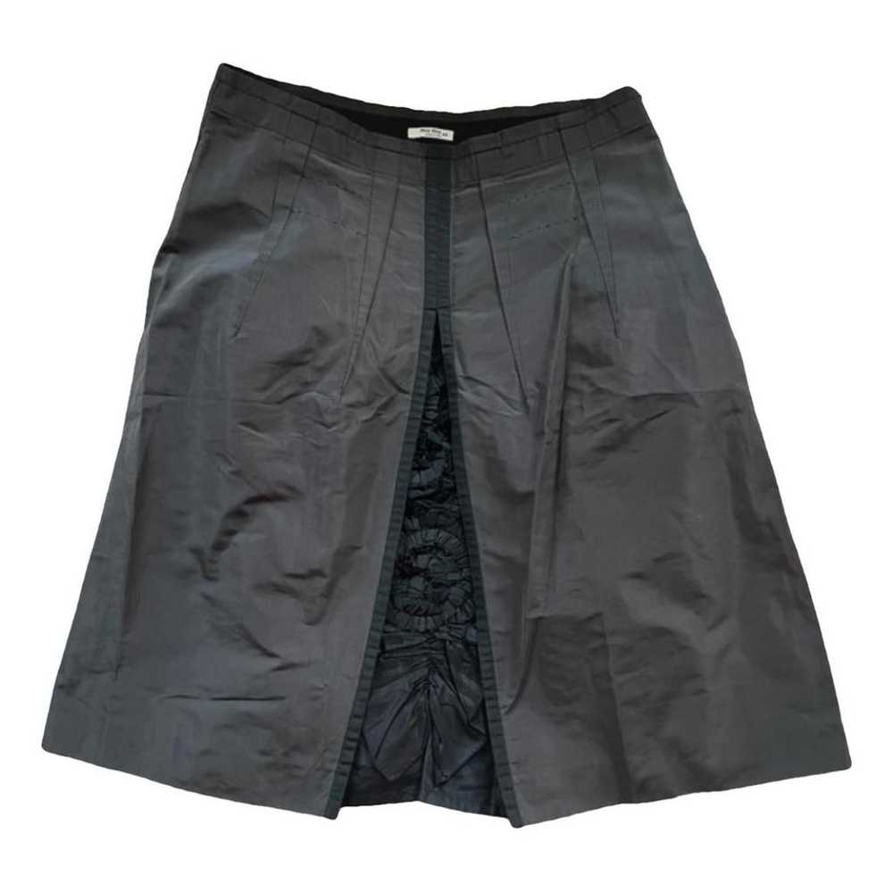 Miu Miu Silk mid-length skirt - image 1