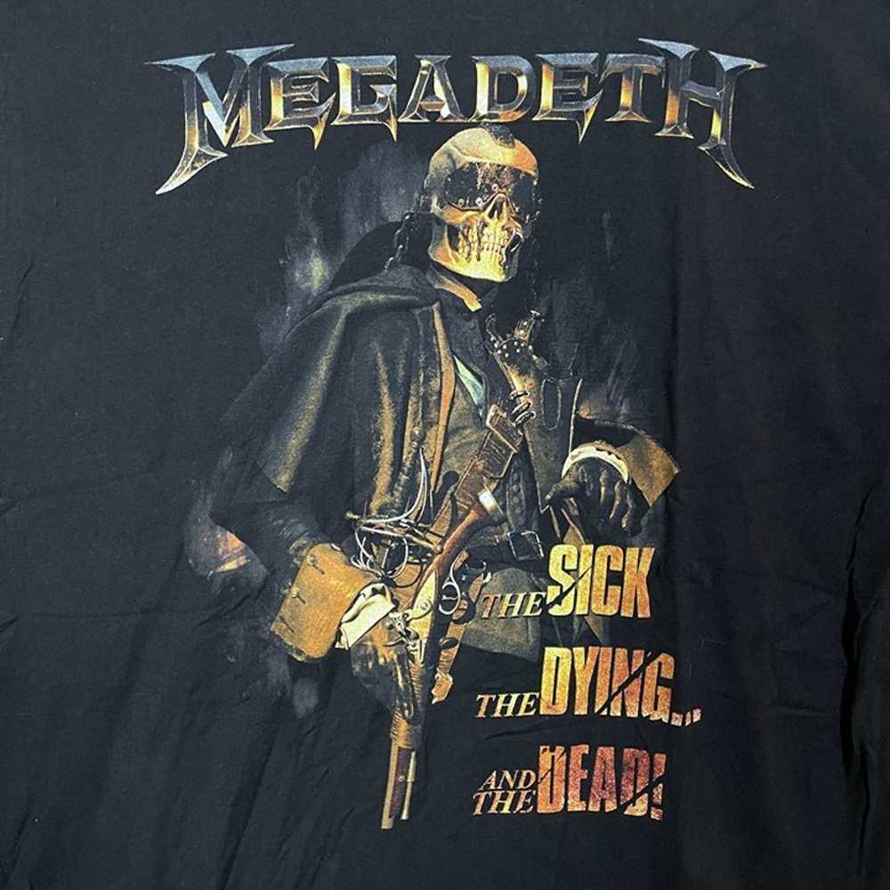 Megadeth crush the world tour 2023 T-shirt size XL - image 3