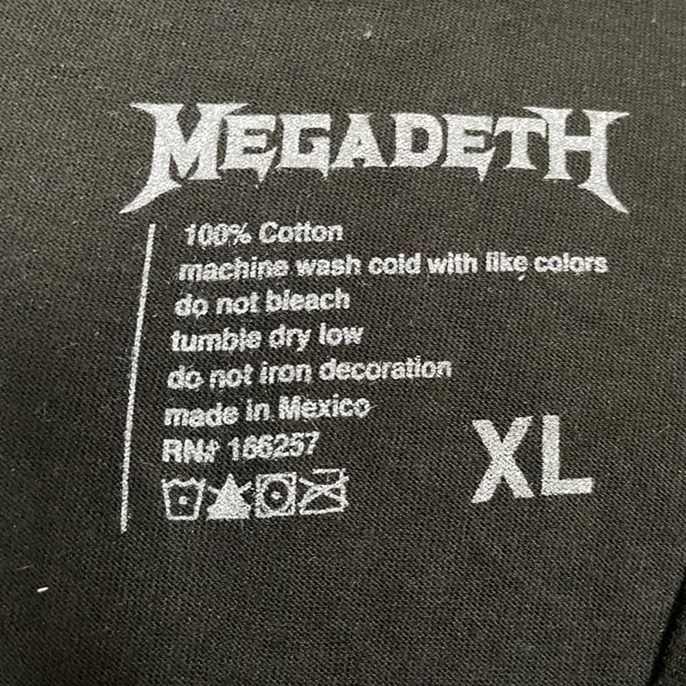 Megadeth crush the world tour 2023 T-shirt size XL - image 4