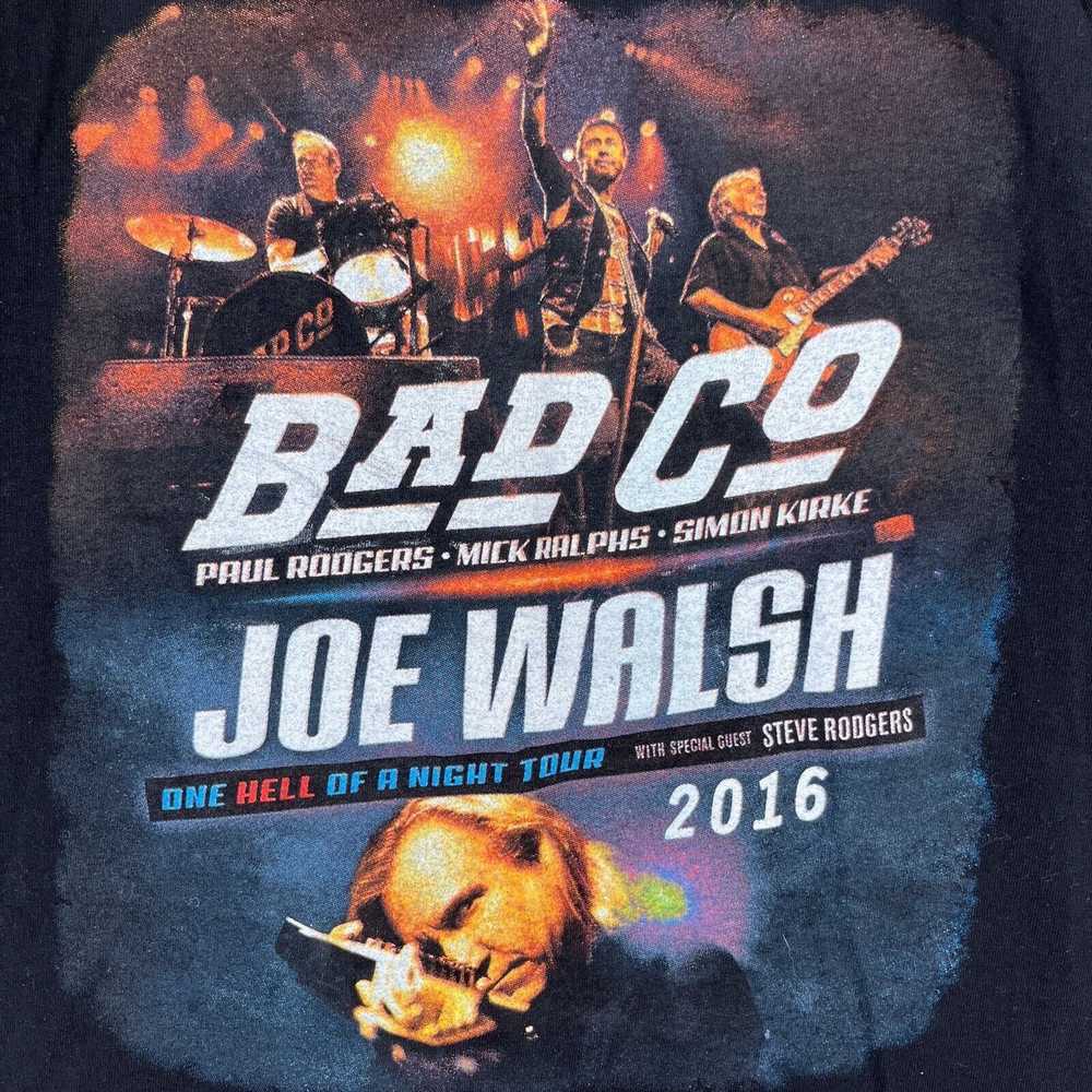 Band Tees Bad Co Company Joe Walsh The Eagles 201… - image 5