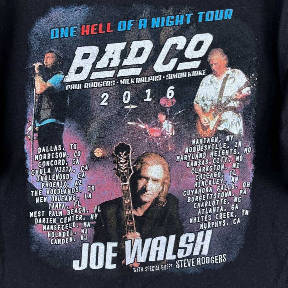 Band Tees Bad Co Company Joe Walsh The Eagles 201… - image 6