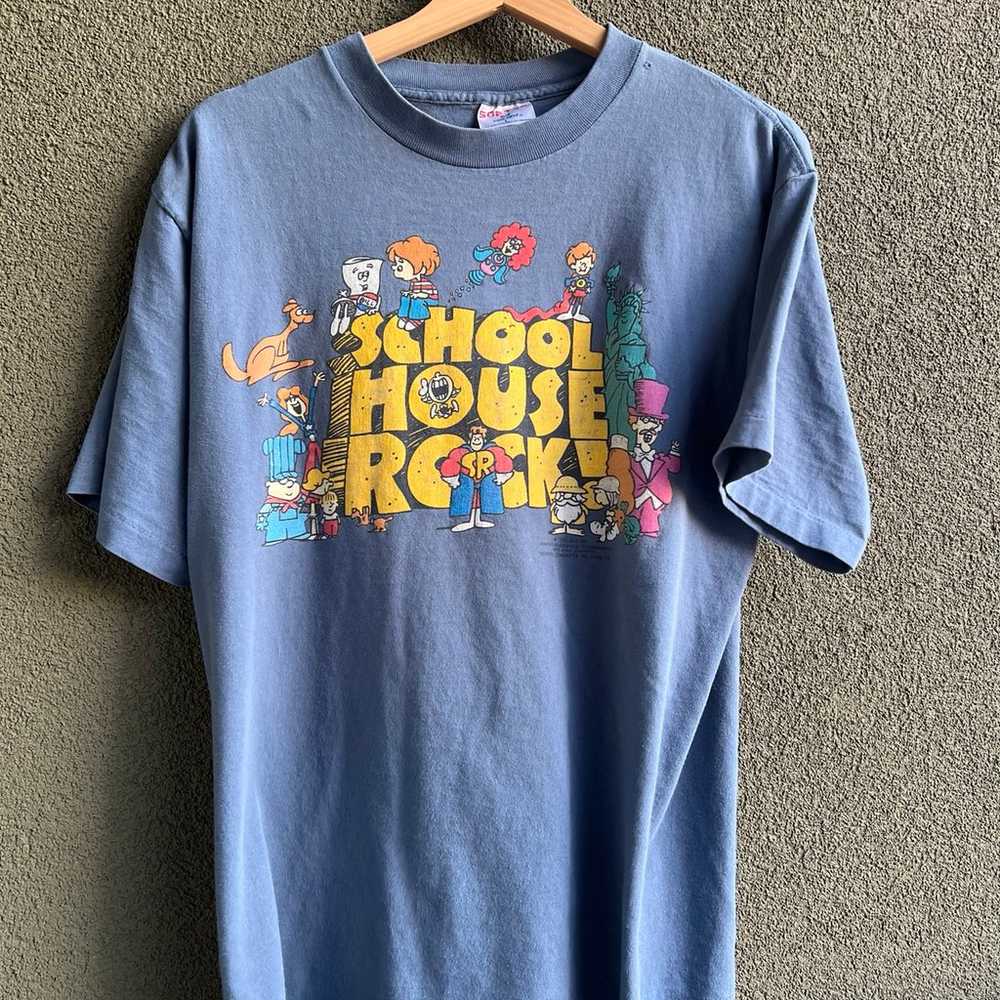 VINTAGE 1995 schoolhouse rock shirt - image 3