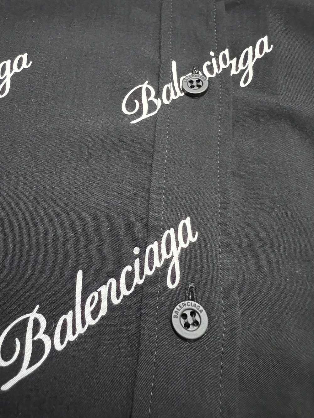 Balenciaga Balenciaga - All Over Script Logo Over… - image 11