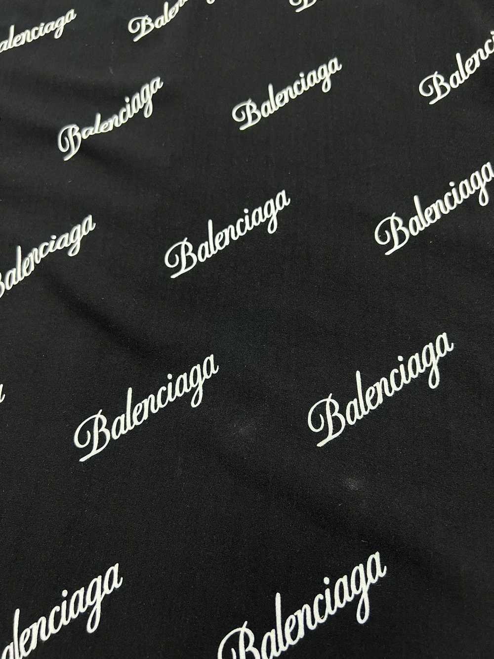 Balenciaga Balenciaga - All Over Script Logo Over… - image 9