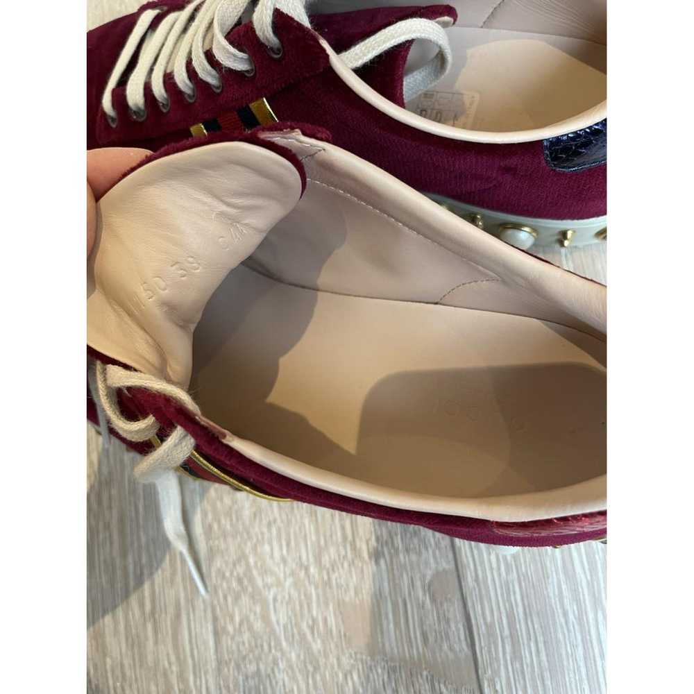 Gucci Velvet trainers - image 4