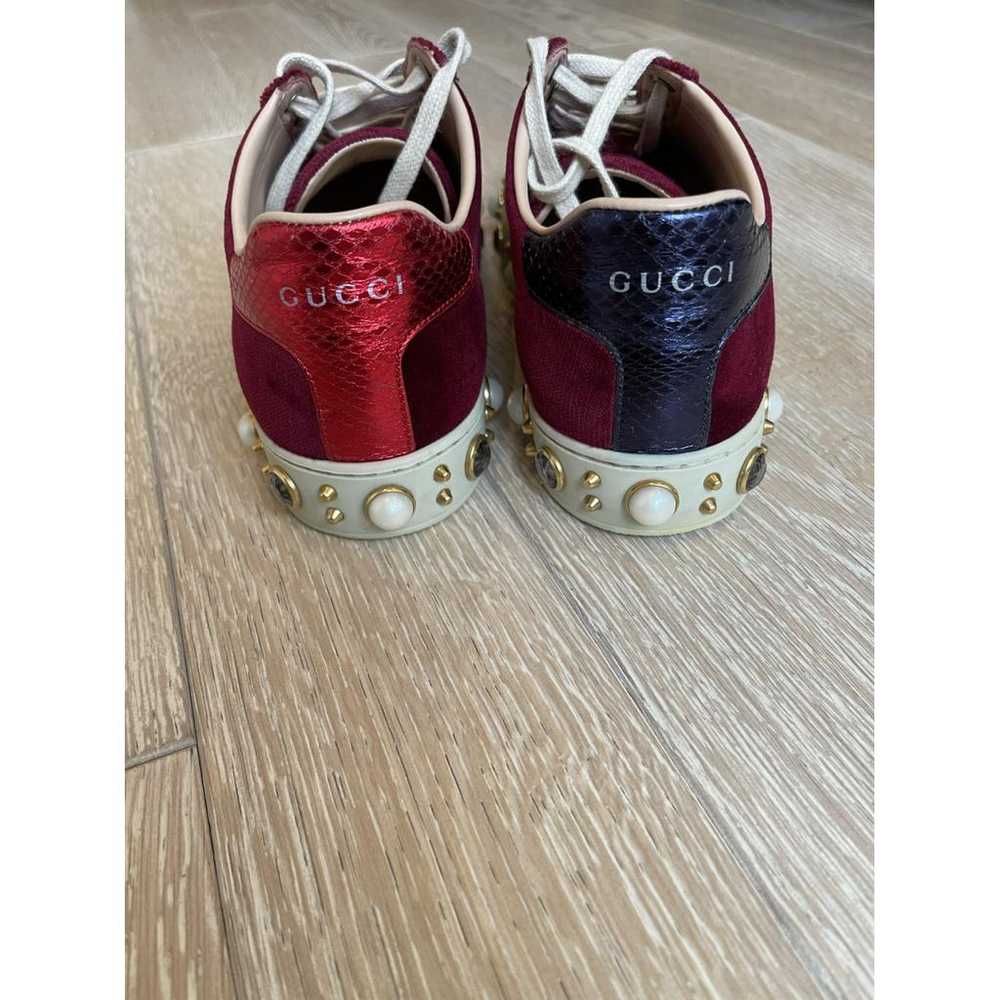 Gucci Velvet trainers - image 6