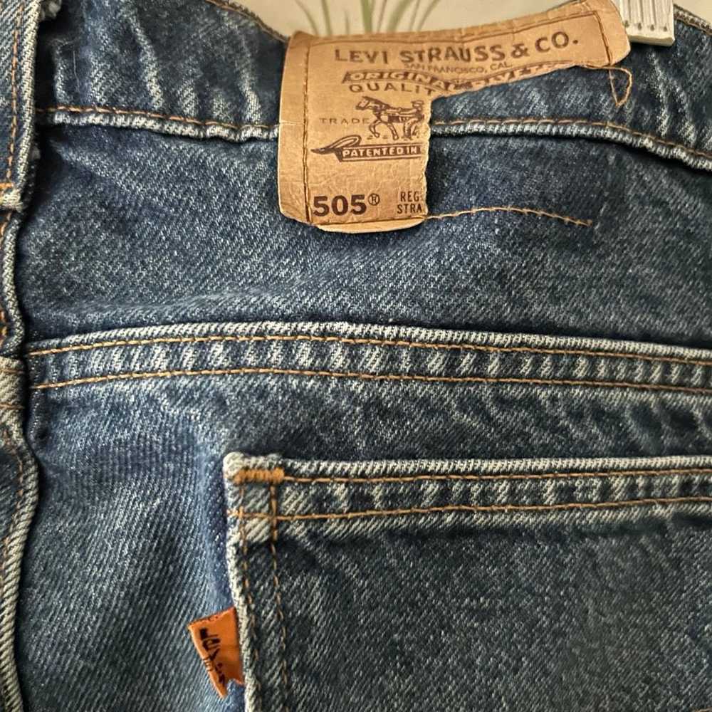 Vintage Levi’s Orange Tab 505 Jeans size 40 x 30 - image 5