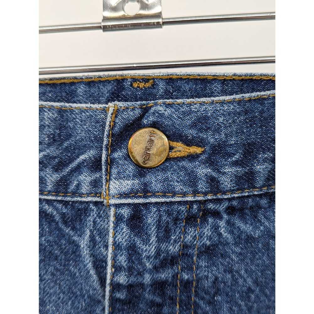Vintage EUC Carhartt Straight Leg Denim Jeans W40… - image 5
