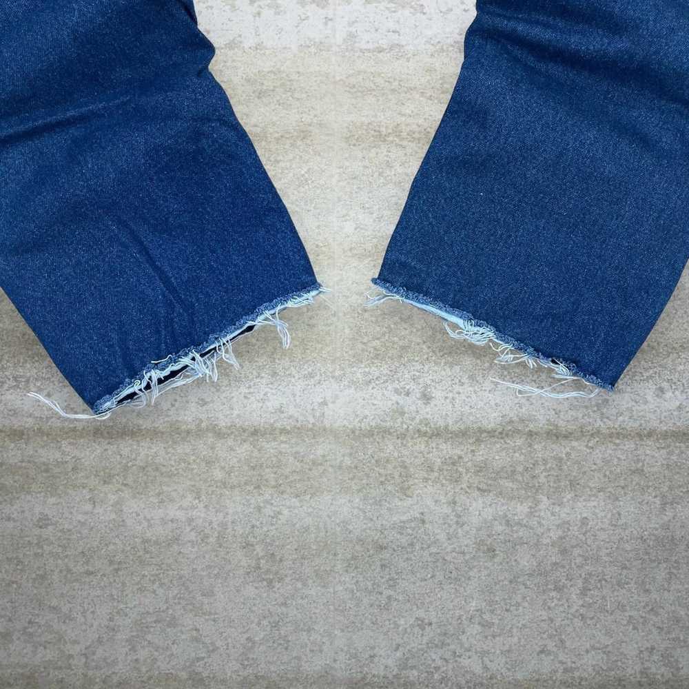 Wrangler Riggs Jeans Fleece Lined Medium Wash Den… - image 5