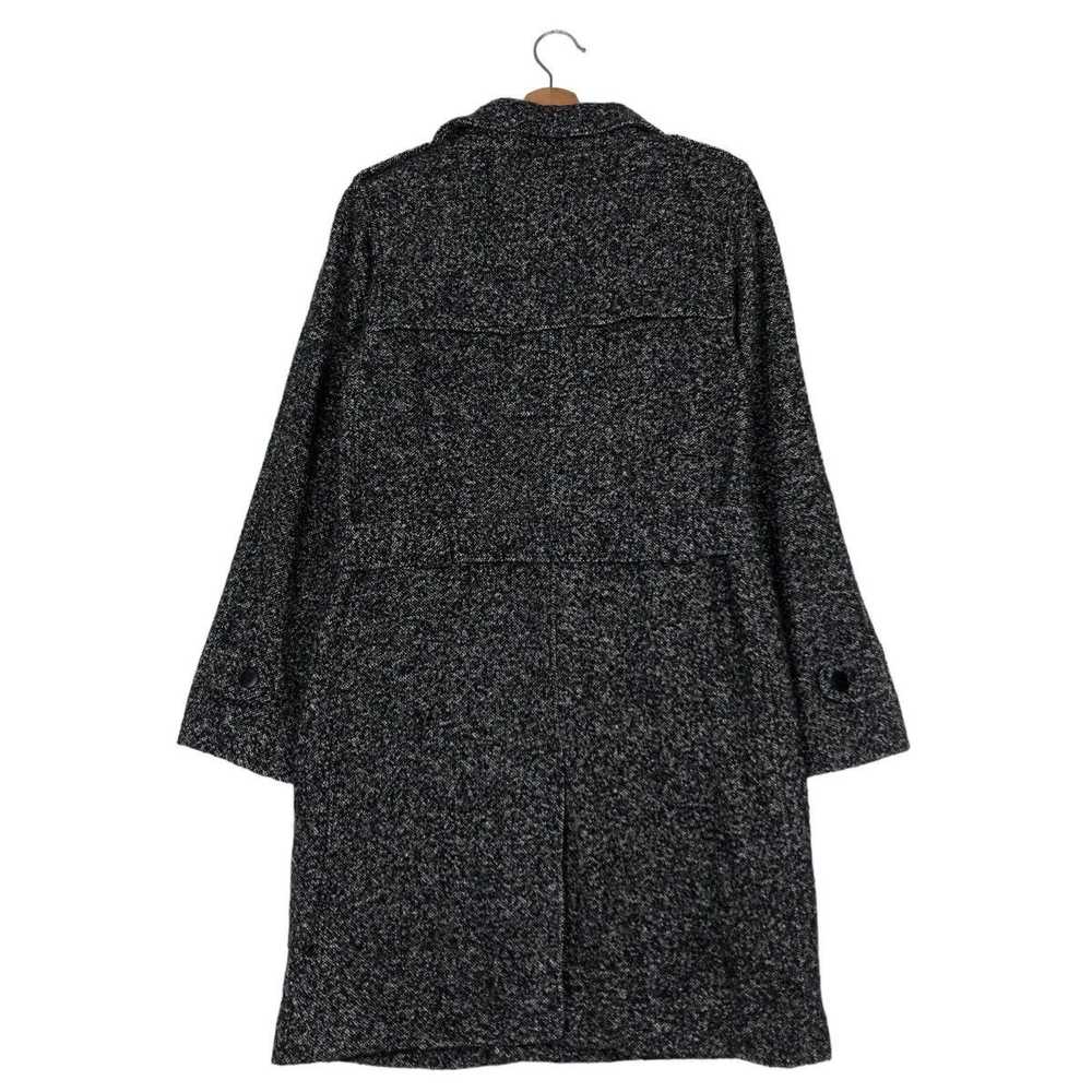 Agnes B. × Japanese Brand 🔥Rich Black Wool Long … - image 8