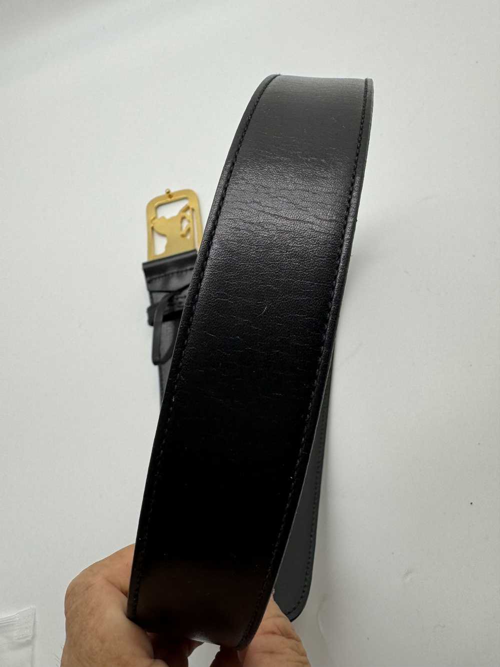 Celine Celine Vintage Horse Carriage Belt - image 7