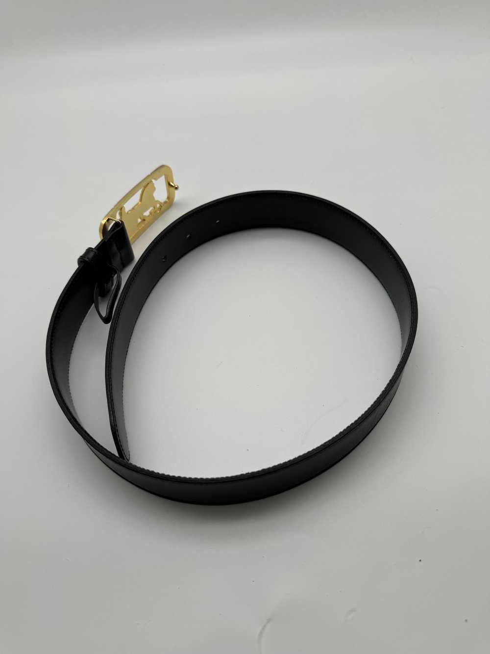 Celine Celine Vintage Horse Carriage Belt - image 8