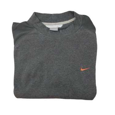 Vintage Nike Shirt Mens Large Gray Crewneck Pullo… - image 1