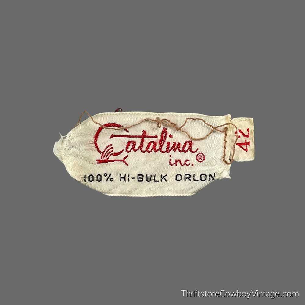 Vintage Catalina Sweater Adult MEDIUM 42 Clay Bro… - image 5