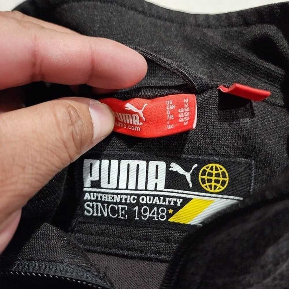 Puma Vintage 90s Men's Black Full-Zip Track Jacke… - image 7