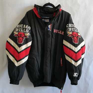 Vintage Starter Chicago Bulls Puffer Jacket - image 1