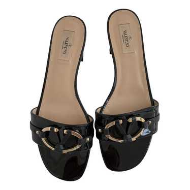 Valentino Garavani VLogo patent leather mules - image 1