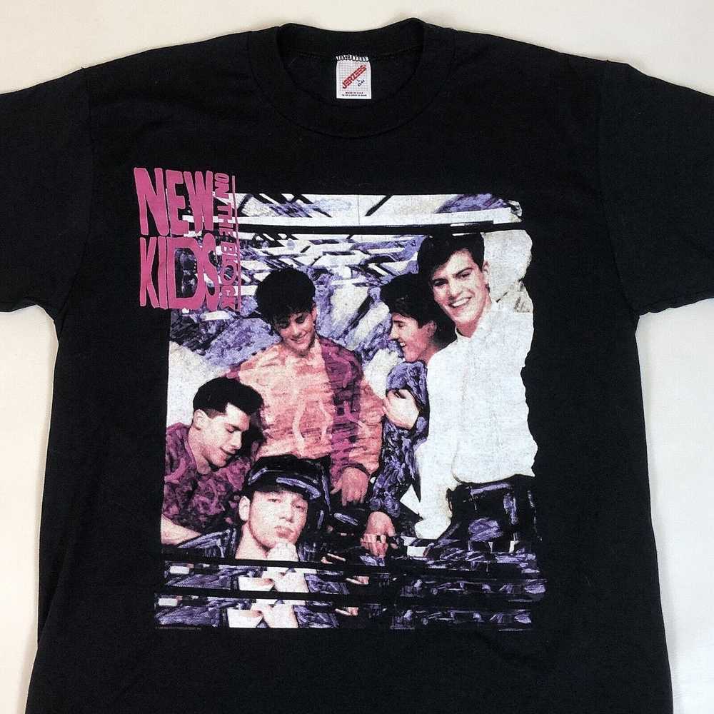 Band Tees × Jerzees × Vintage Vintage New Kids On… - image 4