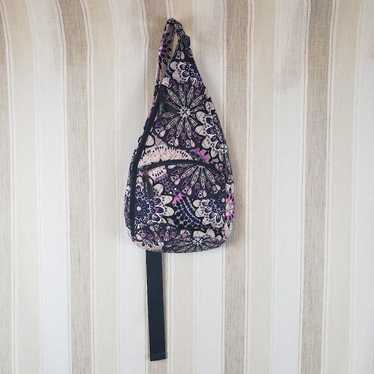 Vera Bradley Sling Backpack Bag Purple Paisley - image 1