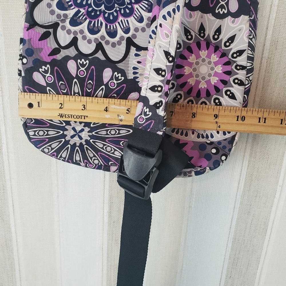 Vera Bradley Sling Backpack Bag Purple Paisley - image 6