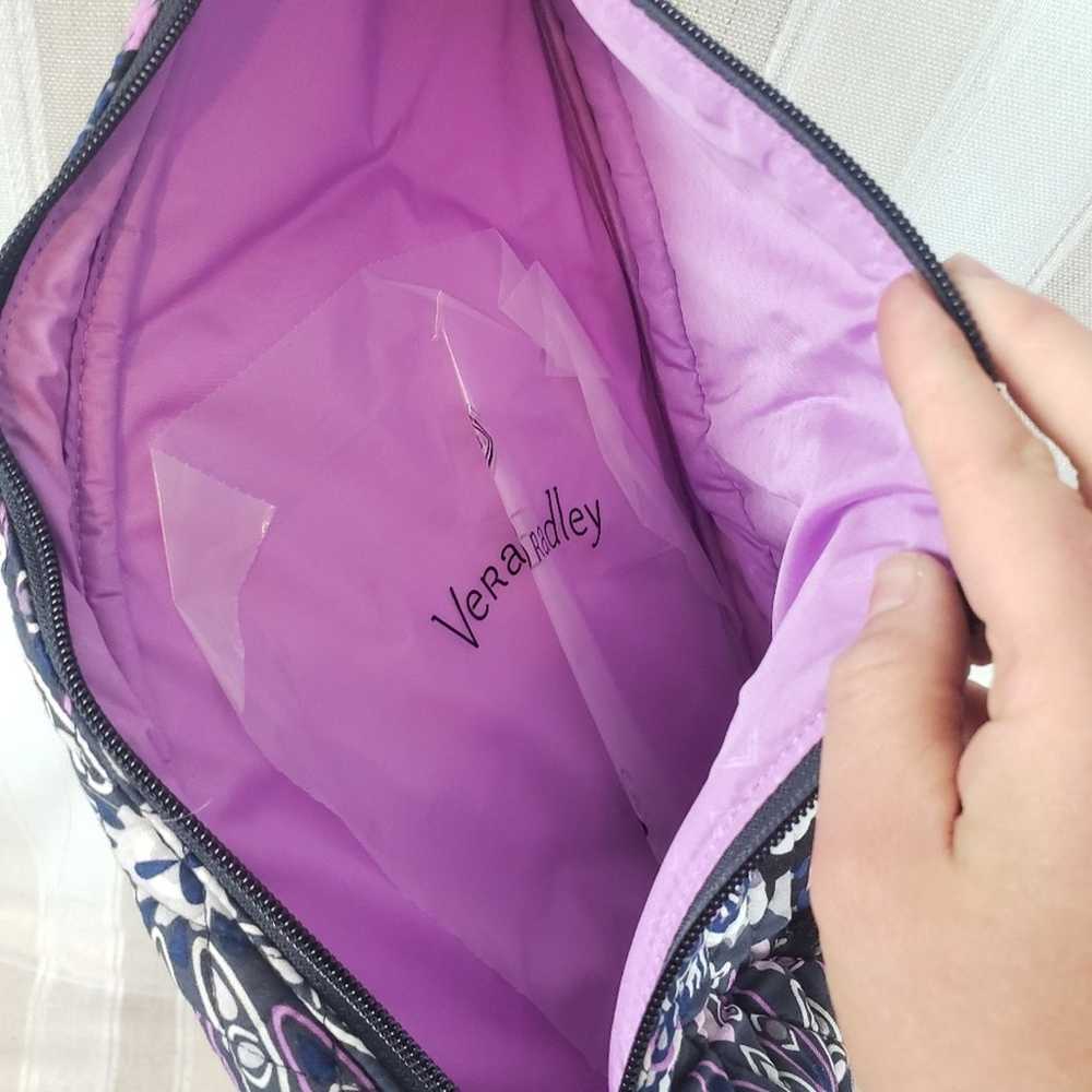 Vera Bradley Sling Backpack Bag Purple Paisley - image 9
