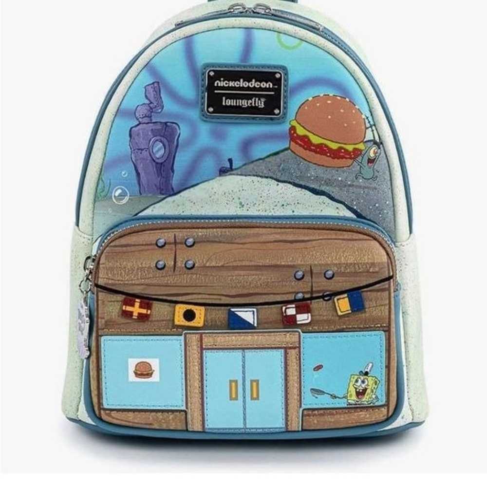 Loungefly SpongeBob Krusty Krab Mini Backpack - image 1