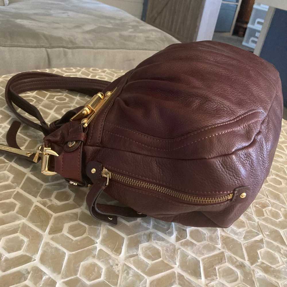 B. Makowsky leather hobo bag in brown - image 5