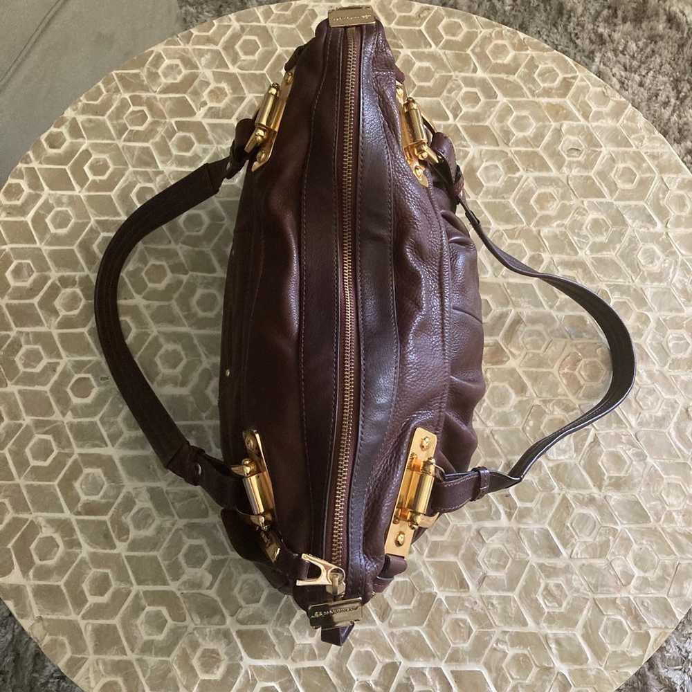 B. Makowsky leather hobo bag in brown - image 6