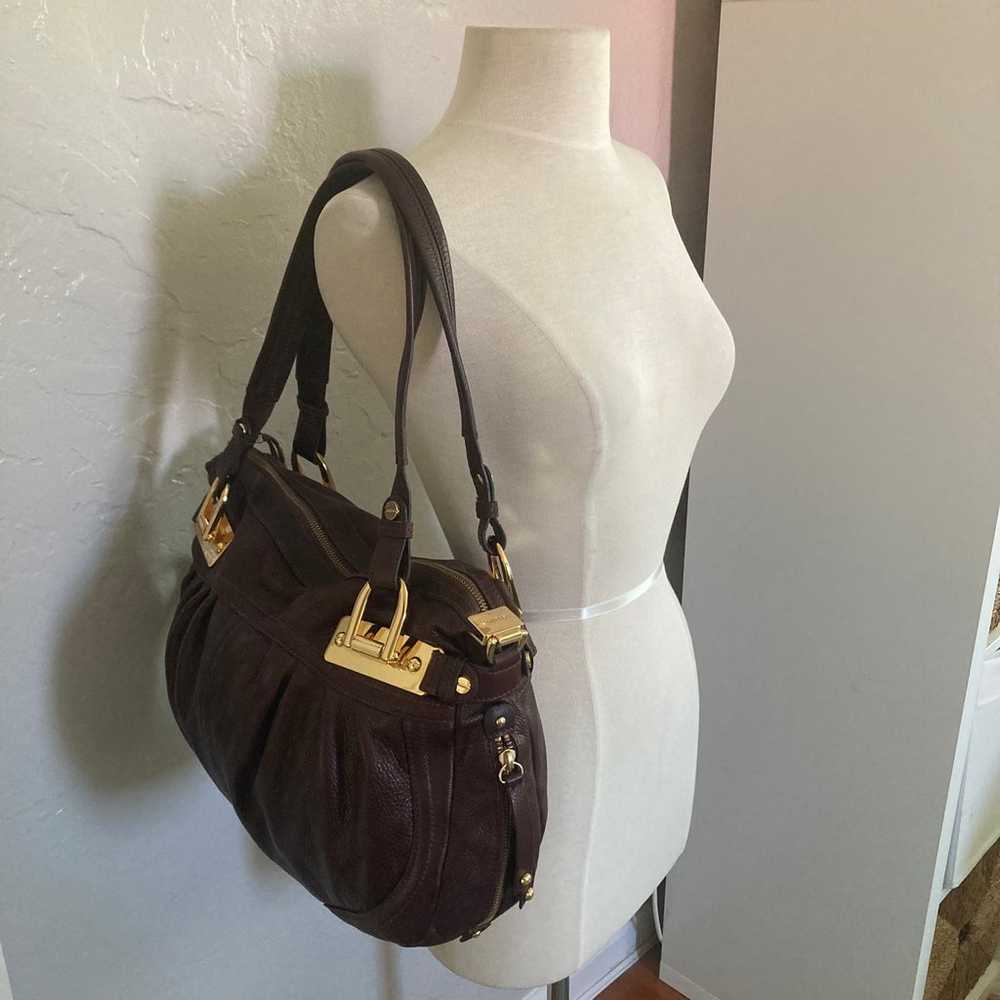 B. Makowsky leather hobo bag in brown - image 7