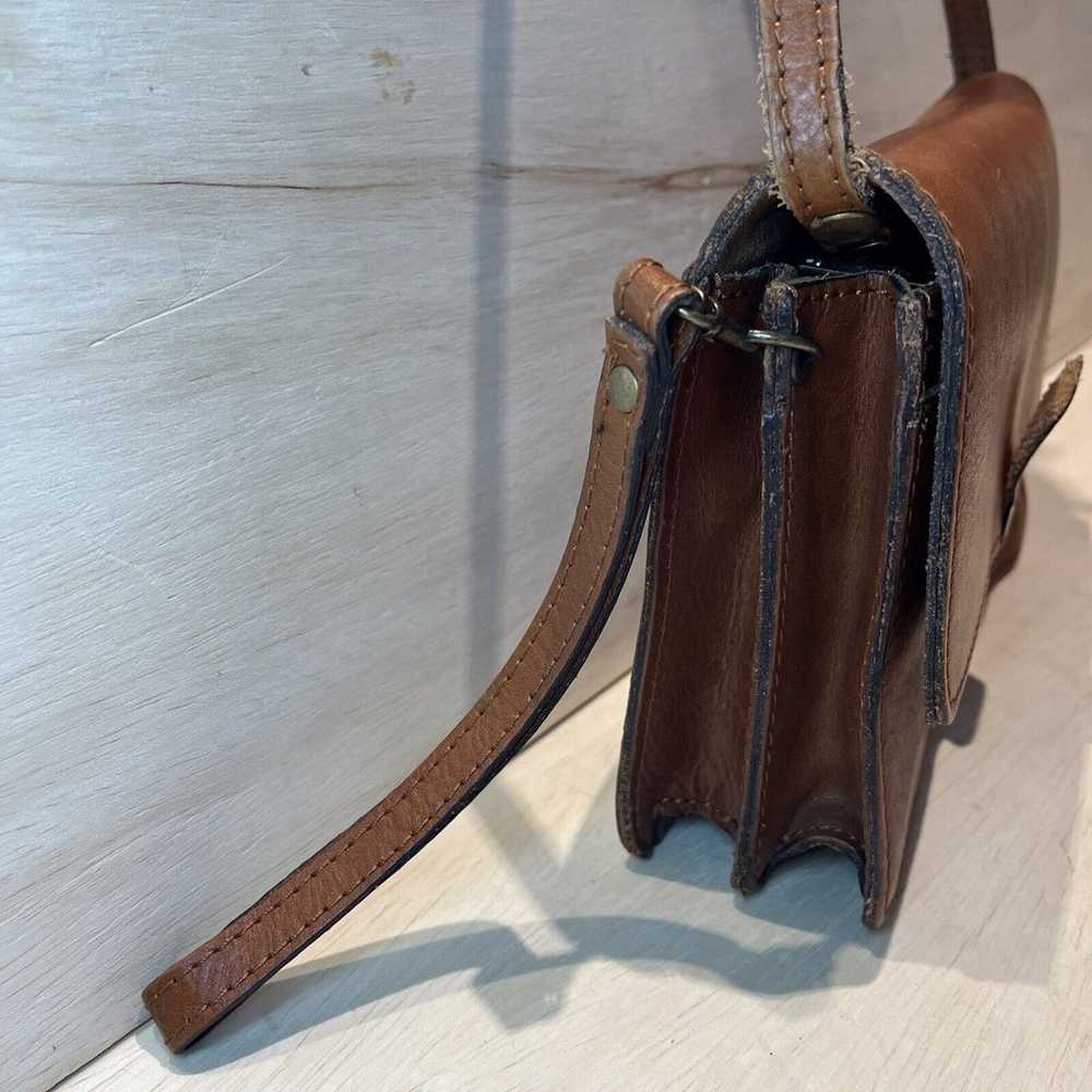 PATRICIA NASH Tan Italian Leather LANZA Crossbody… - image 4