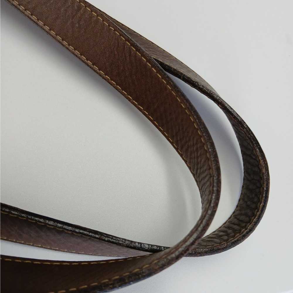Maurizio Taiuti Italy Brown 100% Soft Leather Tot… - image 6