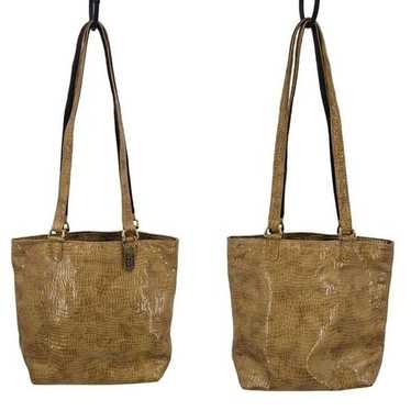 Vintage SAS Vegan Faux Leather Tote Shoulder Bag … - image 1