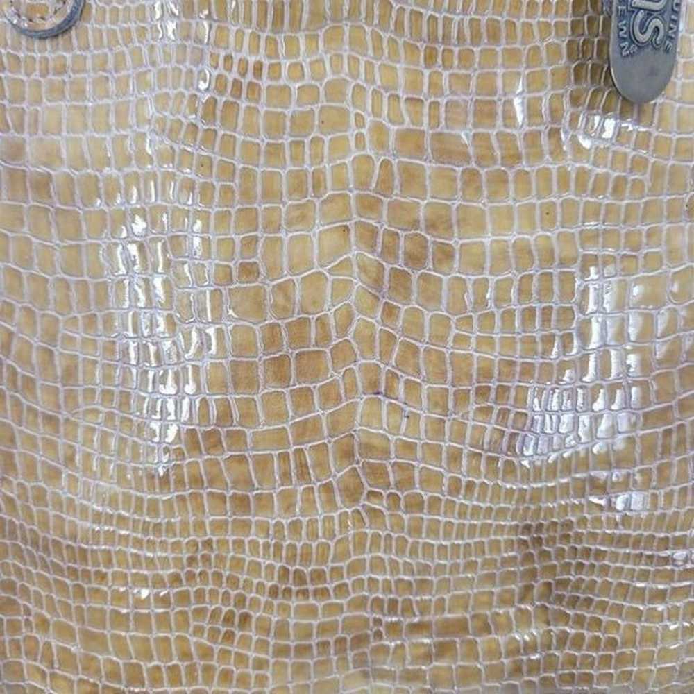 Vintage SAS Vegan Faux Leather Tote Shoulder Bag … - image 3