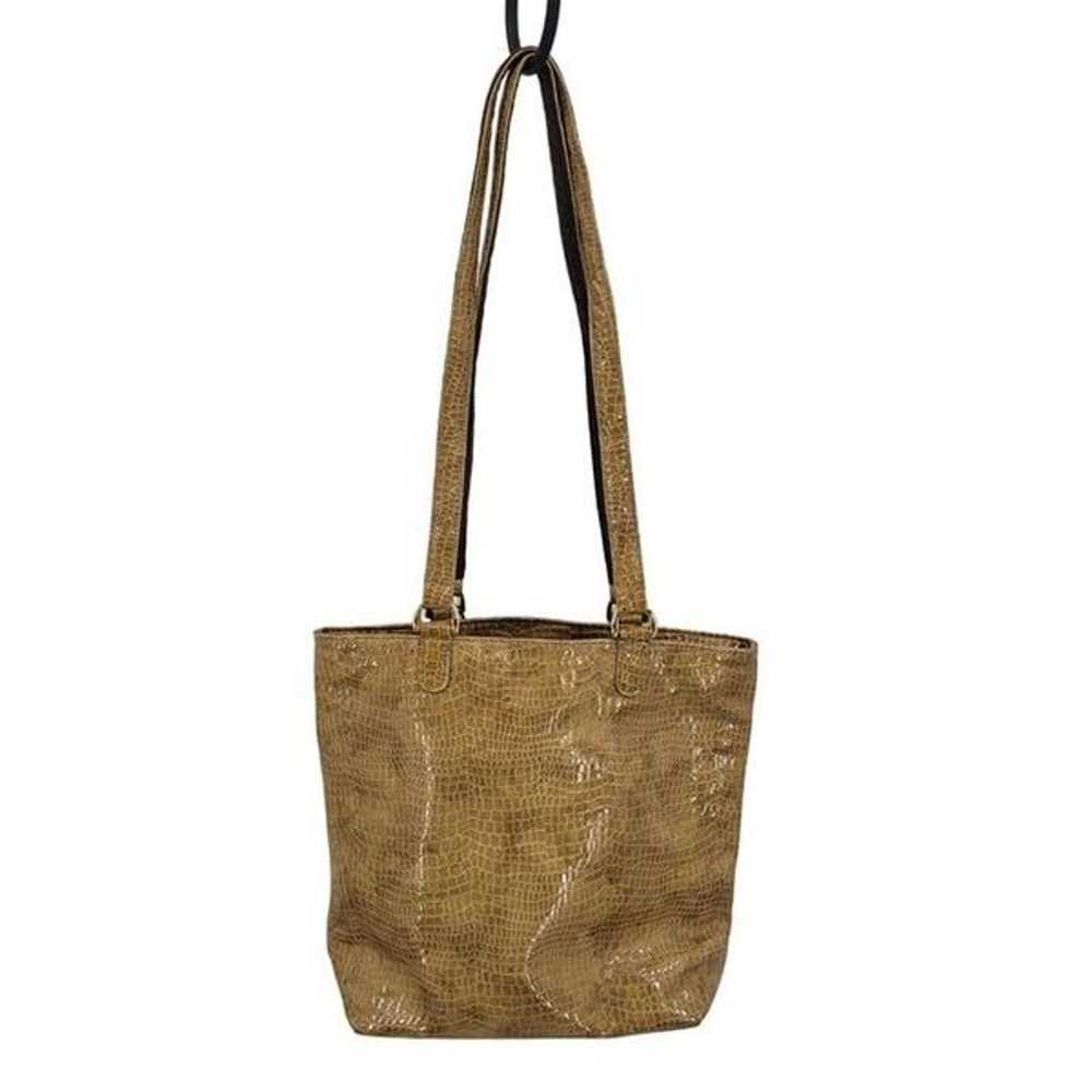 Vintage SAS Vegan Faux Leather Tote Shoulder Bag … - image 5