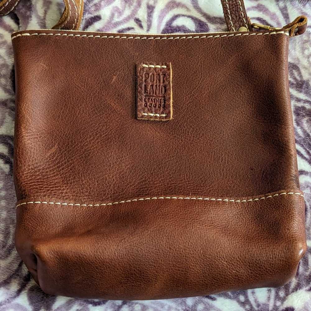 Portland Leather Goods PLG Festival Crossbody Bag… - image 2