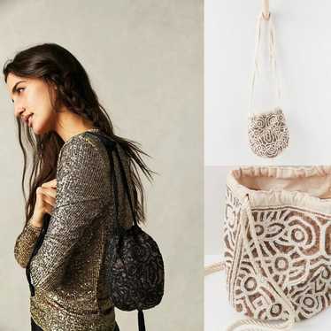 Free People Penny Beaded Pouch