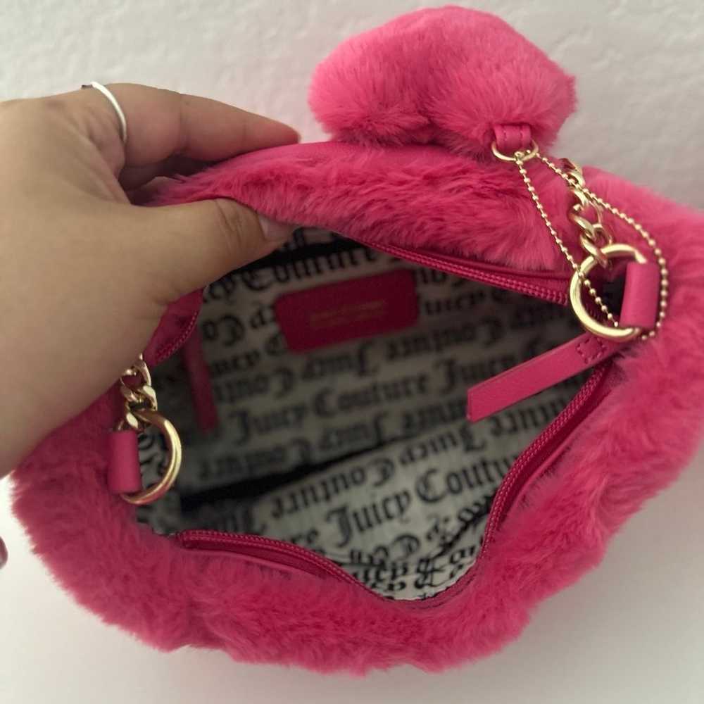 Juicy Couture free love fluffy shoulder purse PINK - image 2