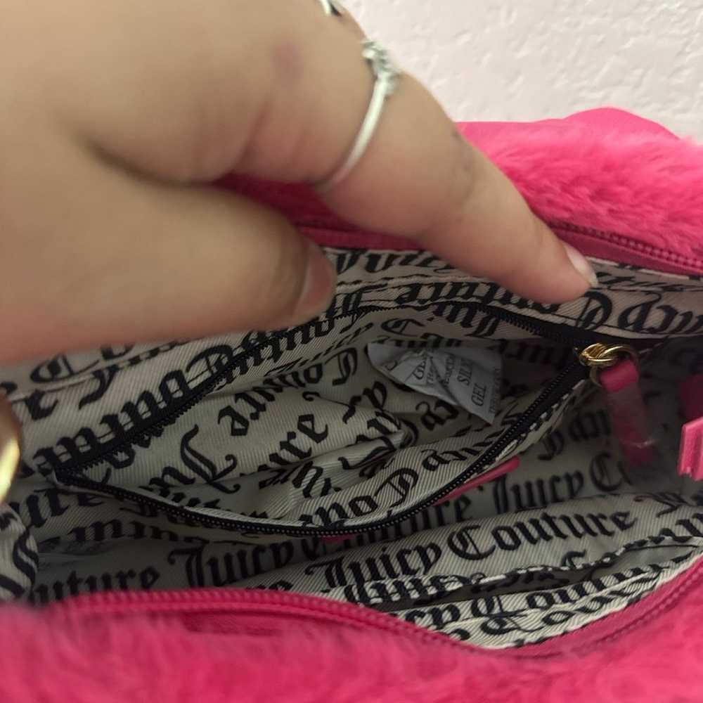 Juicy Couture free love fluffy shoulder purse PINK - image 3