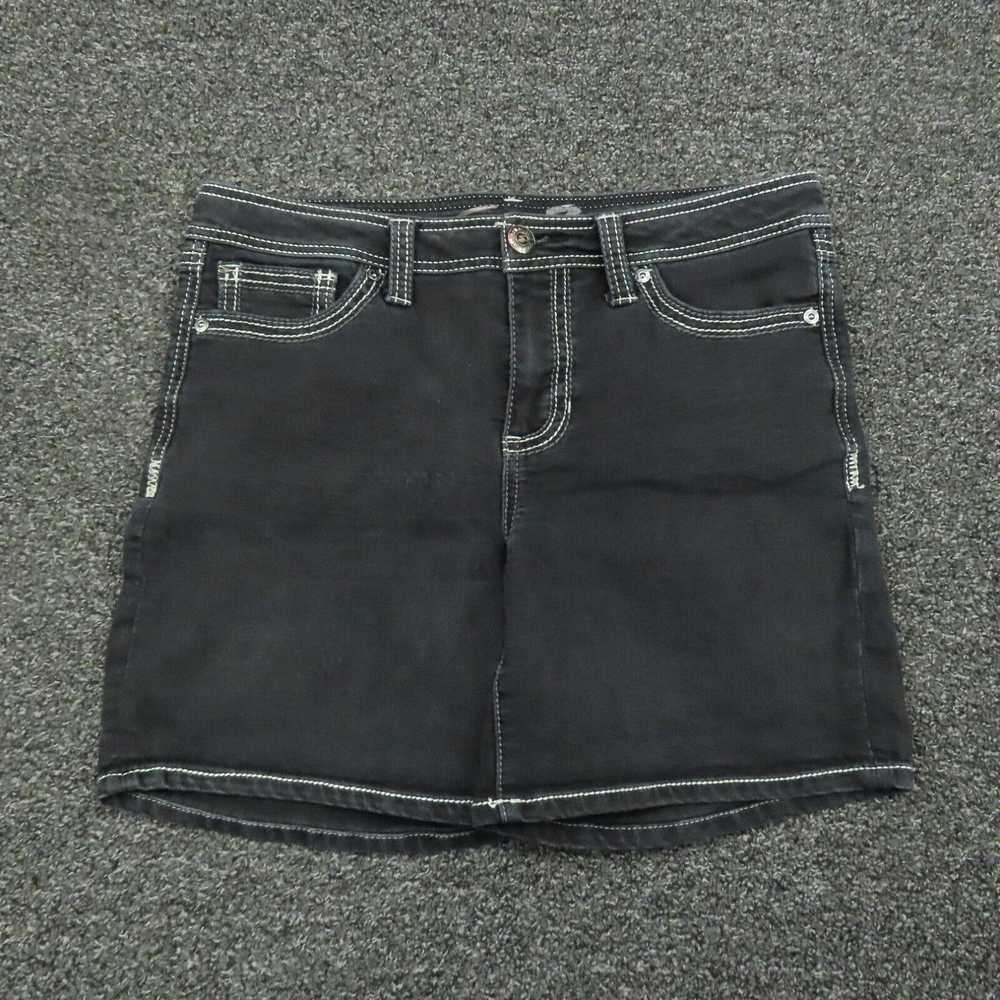 Vintage Seven 7 Shorts Womens Size 8 Black Rodeo … - image 1
