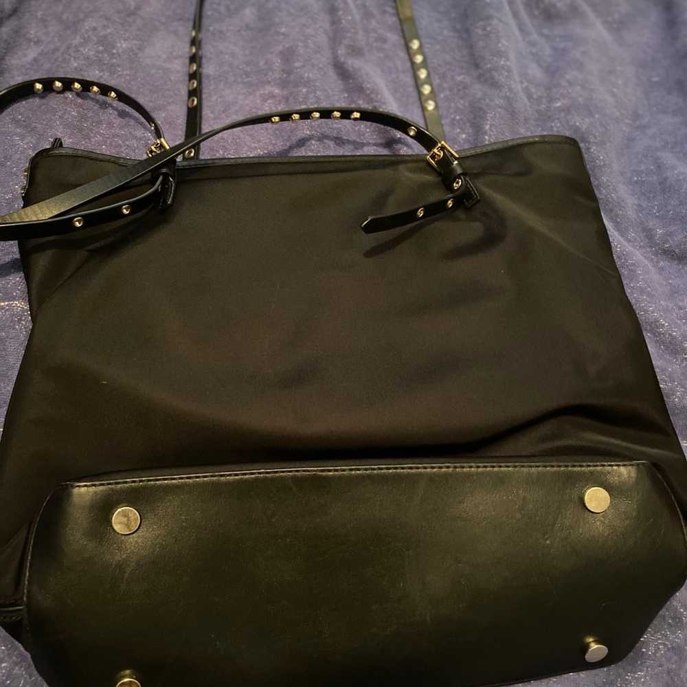 Michael Kors Black Polyester/Leather Shoulder Bag - image 2