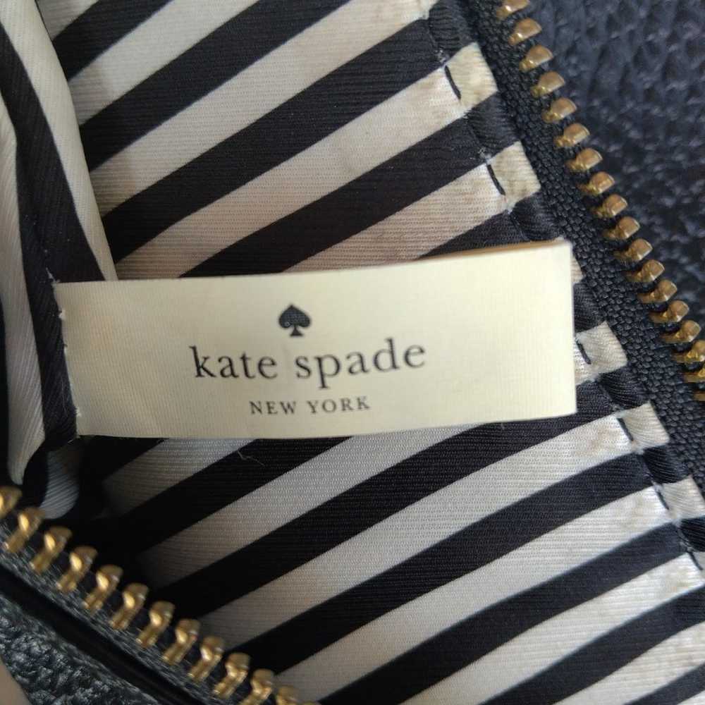 Kate Spade black pebbled leather shoulder bag - image 7