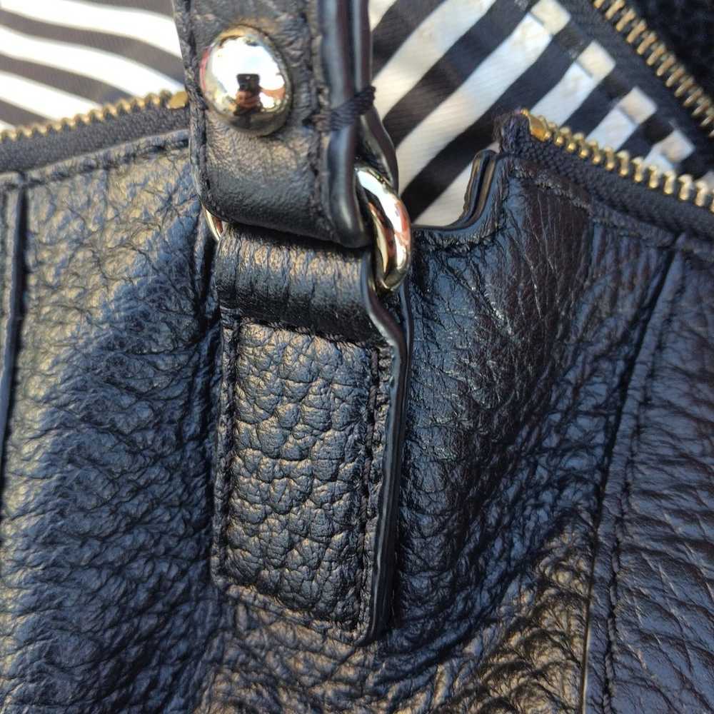 Kate Spade black pebbled leather shoulder bag - image 9