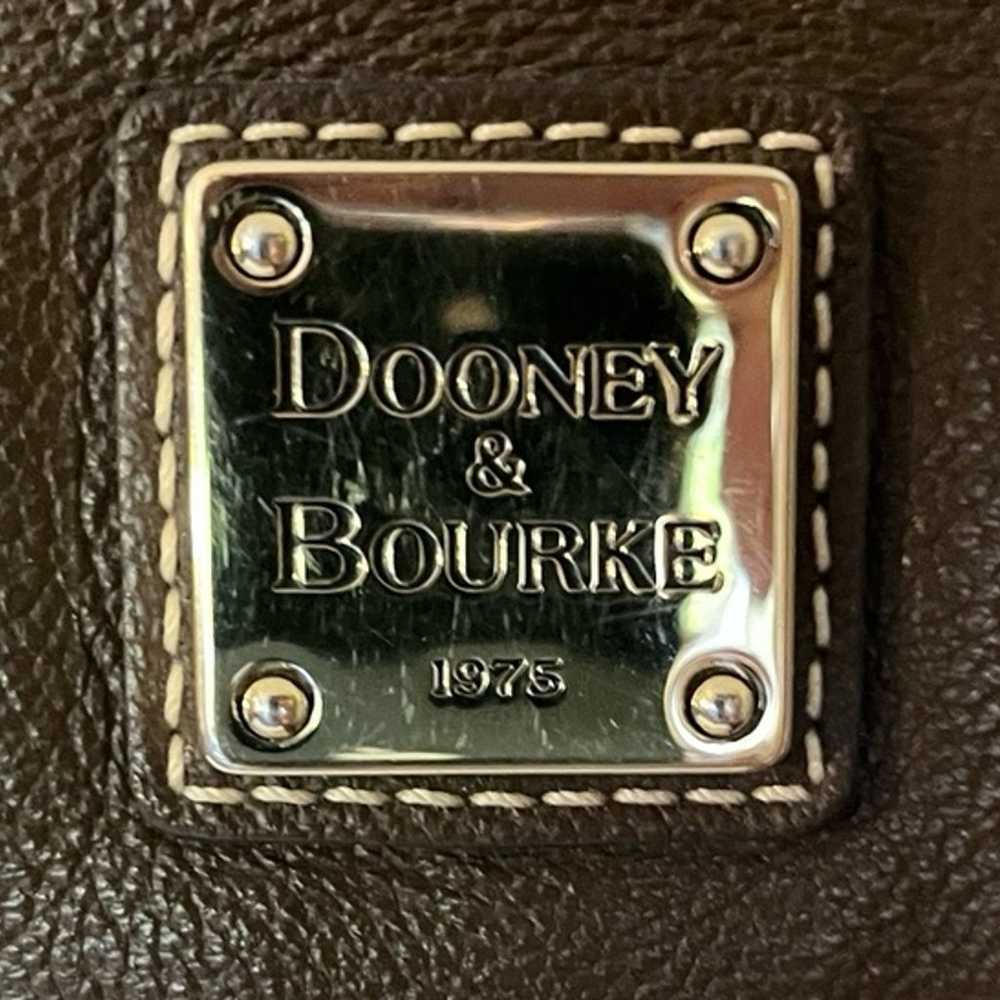 Dooney & Bourke Brown Tan Leather Tote Shoulder B… - image 3