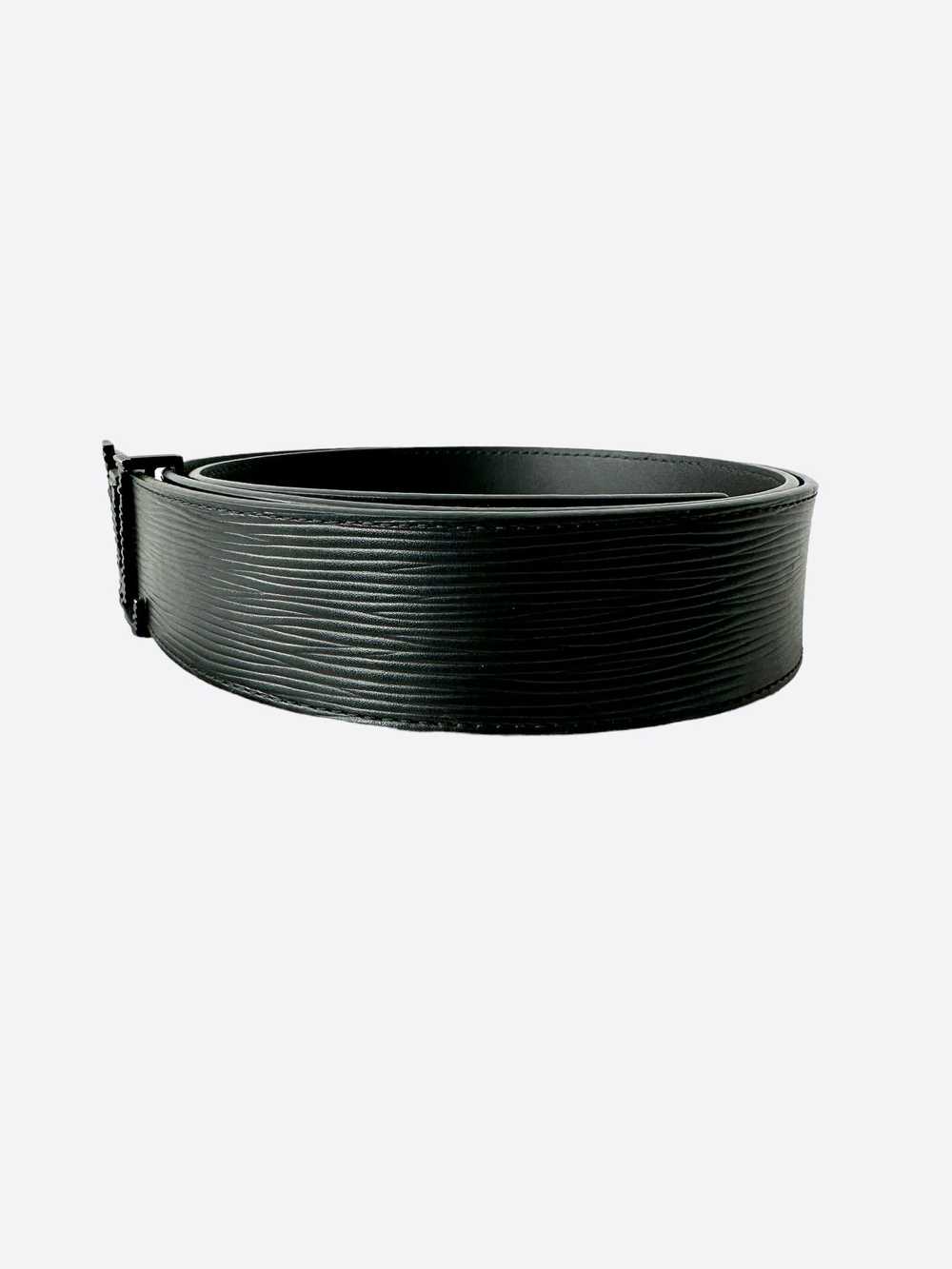 Louis Vuitton Louis Vuitton Black EPI Leather Belt - image 2