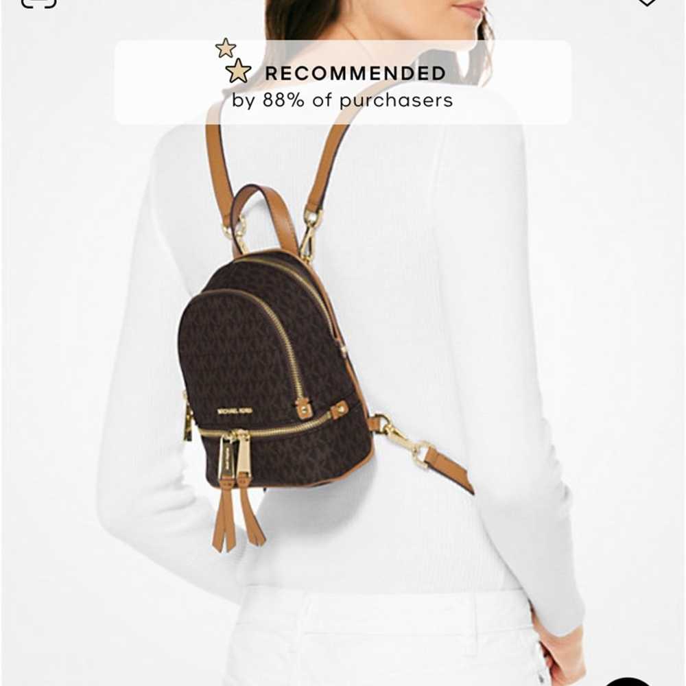 Michael Kors mini rhea backpack - image 9